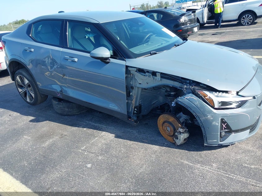 2024 Polestar 2 VIN YSMFD3KA8RL235400 IAAI salvage auction — SIDE, Salvage Title, sold $5,500 on 2026-08-13 (photo 6)