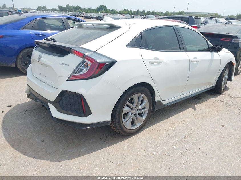 2019 Honda Civic VIN SHHFK7H44KU223407 IAAI salvage auction — REPOSSESSION, Original (Texas), sold $25 on 2026-07-08 (photo 4)