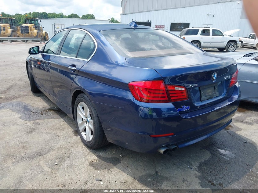 2013 BMW 5er VIN WBAXH5C58DD112651 IAAI salvage auction — STORM DAMAGE, Salvage (North Carolina), sold $1,150 on 2026-07-23 (photo 3)