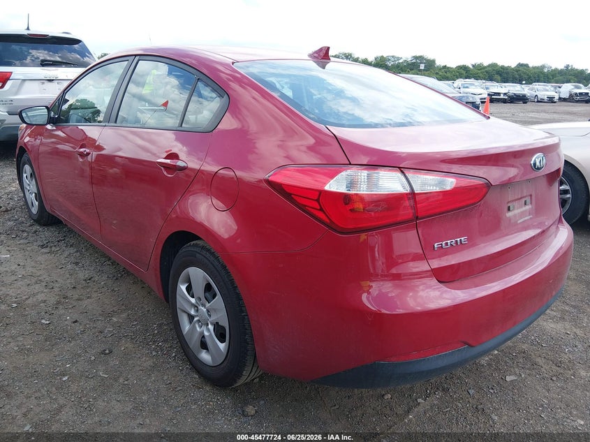 2016 Kia Forte VIN KNAFK4A62G5501139 IAAI salvage auction — FRONT END, Salvage (Ohio), sold $525 on 2026-07-15 (photo 3)