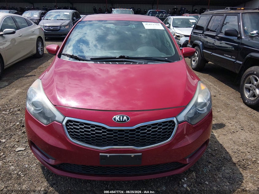 2016 Kia Forte VIN KNAFK4A62G5501139 IAAI salvage auction — FRONT END, Salvage (Ohio), sold $525 on 2026-07-15 (photo 6)