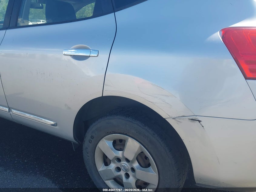 2013 Nissan Rogue sport VIN JN8AS5MV8DW638358 IAAI salvage auction — NORMAL WEAR, Clear (Utah), sold $275 on 2026-07-09 (photo 6)