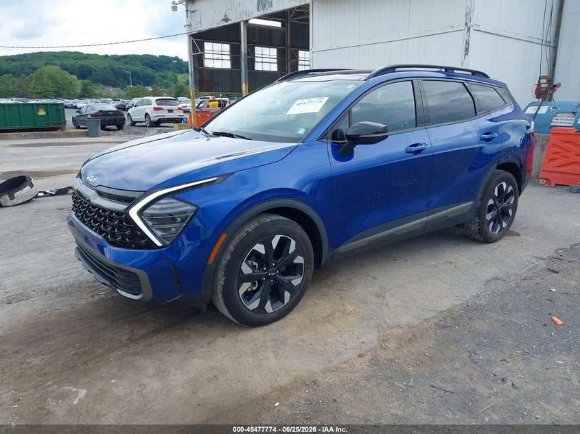 2024 Kia Sportage VIN 5XYK6CDF5RG160373 IAAI salvage auction — RIGHT REAR, Salvage (Pennsylvania), sold $9,000 on 2026-07-15 (photo 2)