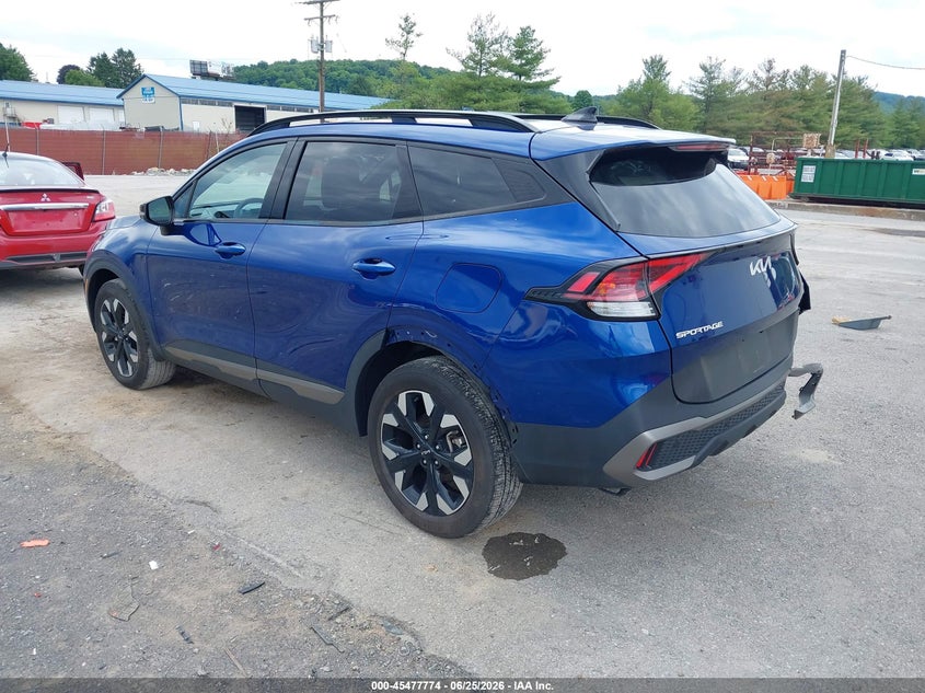 2024 Kia Sportage VIN 5XYK6CDF5RG160373 IAAI salvage auction — RIGHT REAR, Salvage (Pennsylvania), sold $9,000 on 2026-07-15 (photo 3)