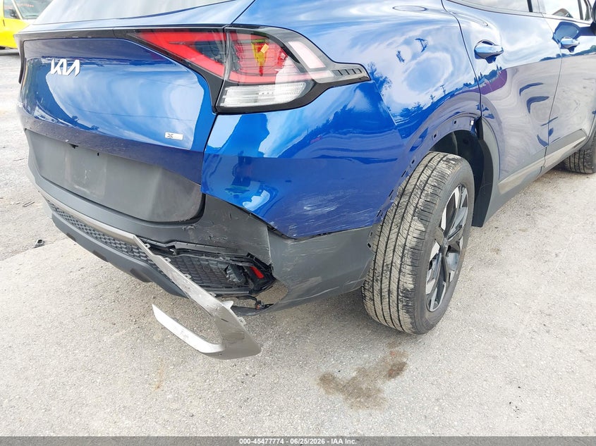 2024 Kia Sportage VIN 5XYK6CDF5RG160373 IAAI salvage auction — RIGHT REAR, Salvage (Pennsylvania), sold $9,000 on 2026-07-15 (photo 6)