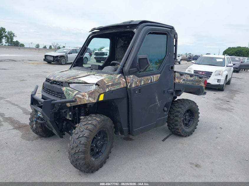 2022 Polaris Ranger VIN 4XARRY996N8482115 IAAI salvage auction — FRONT & REAR, Regular Certificate (Iowa), sold $5,500 on 2026-09-30 (photo 2)
