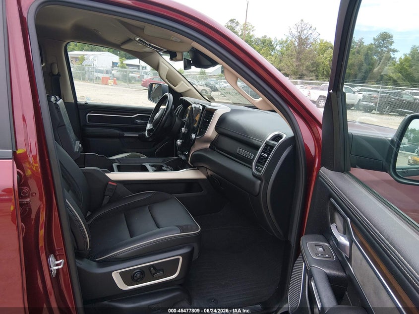 2021 Ram 1500 VIN 1C6SRFJT8MN736629 IAAI salvage auction — EXTERIOR BURN, Salvage Title, sold $13,200 on 2026-07-26 (photo 5)