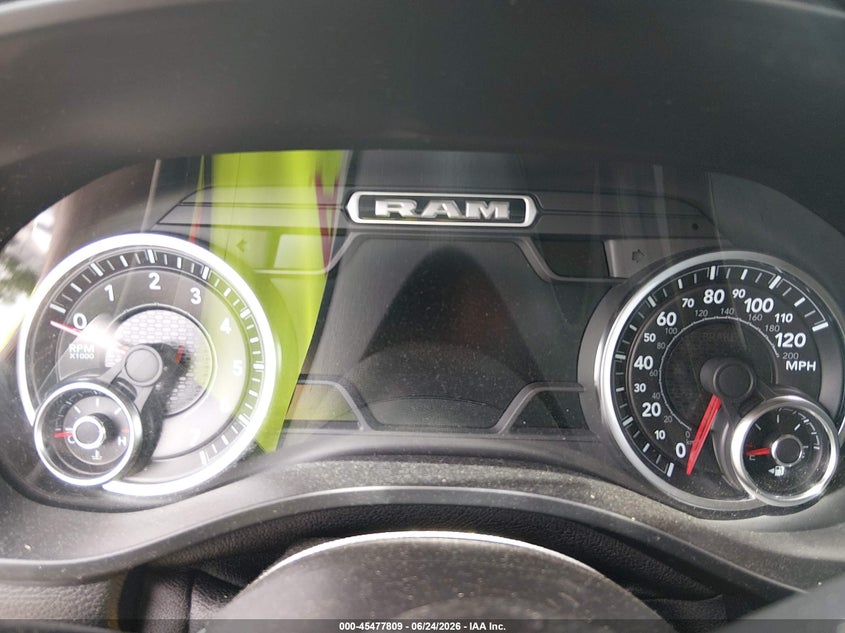 2021 Ram 1500 VIN 1C6SRFJT8MN736629 IAAI salvage auction — EXTERIOR BURN, Salvage Title, sold $13,200 on 2026-07-26 (photo 7)