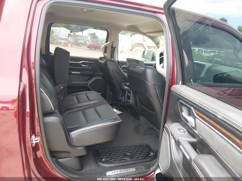 2021 Ram 1500 VIN 1C6SRFJT8MN736629 IAAI salvage auction — EXTERIOR BURN, Salvage Title, sold $13,200 on 2026-07-26 (photo 8)