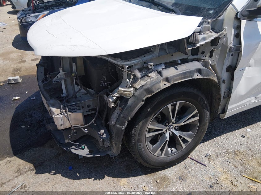2016 Toyota Highlander VIN 5TDKKRFH2GS175717 IAAI salvage auction — FRONT END, Salvage (Louisiana), sold $4,750 on 2026-07-08 (photo 6)