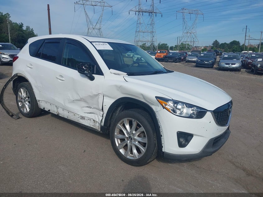 2014 Mazda Cx-5 VIN JM3KE4DY7E0321193 IAAI salvage auction — SIDE, Salvage (Pennsylvania), sold $3,250 on 2026-07-25 (photo 1)