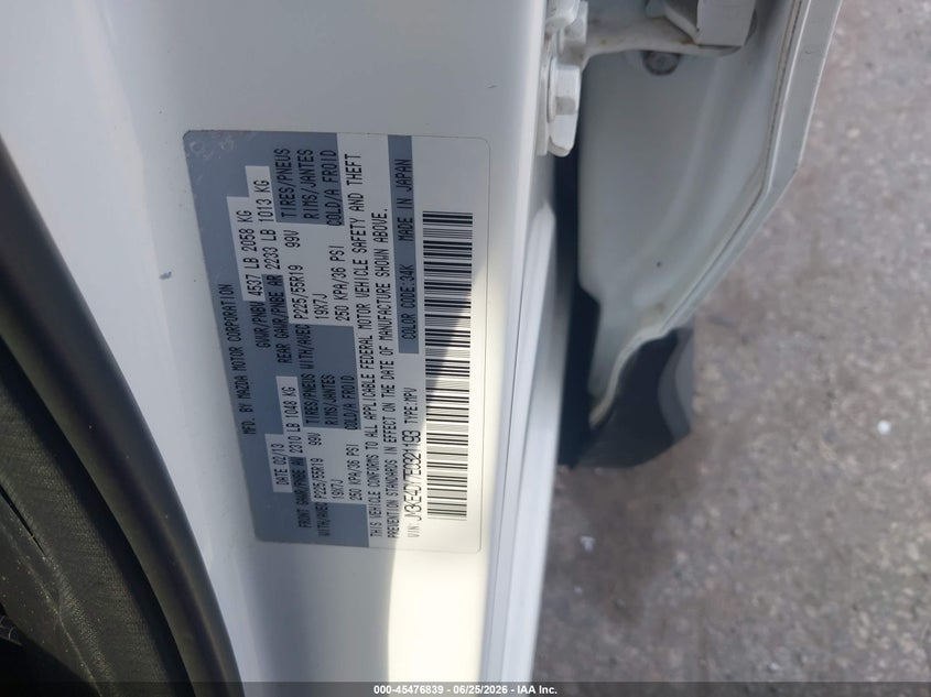 2014 Mazda Cx-5 VIN JM3KE4DY7E0321193 IAAI salvage auction — SIDE, Salvage (Pennsylvania), sold $3,250 on 2026-07-25 (photo 9)