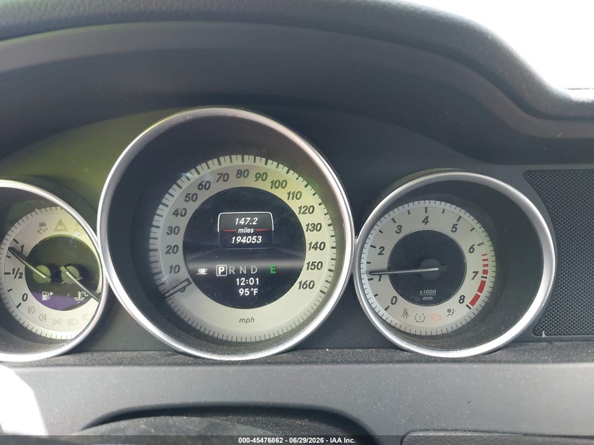 2013 Mercedes-benz C class VIN WDDGF8AB7DR265131 IAAI salvage auction — NORMAL WEAR, Clear (Tennessee), sold $1,600 on 2026-07-14 (photo 7)