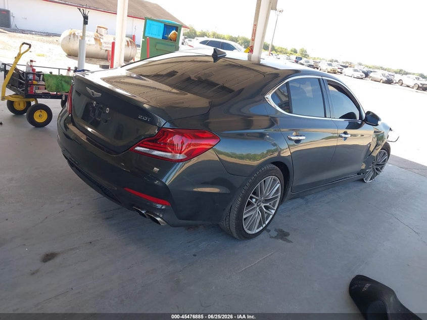 2020 Genesis G70 VIN KMTG64LA4LU048737 IAAI salvage auction — RIGHT FRONT, Rebuildable (Florida), sold $3,250 on 2026-09-04 (photo 4)