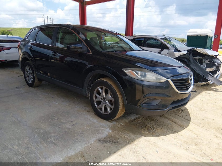 2014 Mazda Cx-9 VIN JM3TB3CV1E0434538 IAAI salvage auction — REAR END, Salvage Title, sold $525 on 2026-07-21 (photo 1)