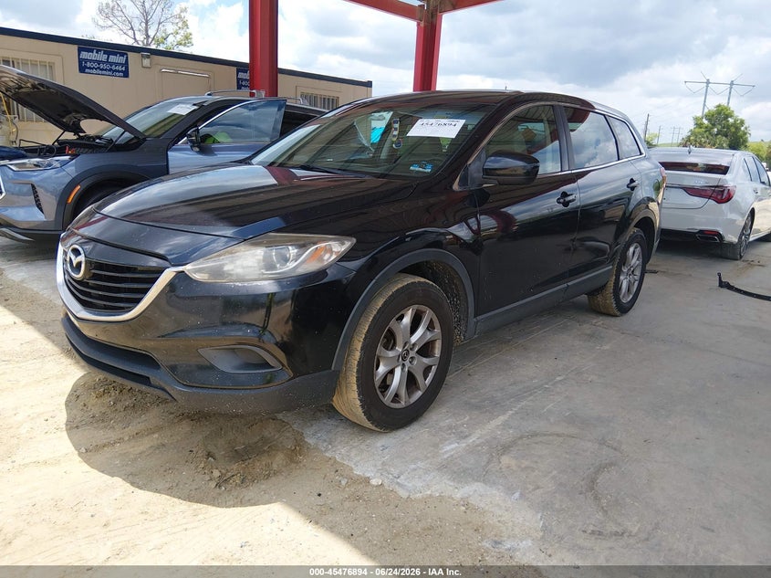2014 Mazda Cx-9 VIN JM3TB3CV1E0434538 IAAI salvage auction — REAR END, Salvage Title, sold $525 on 2026-07-21 (photo 2)