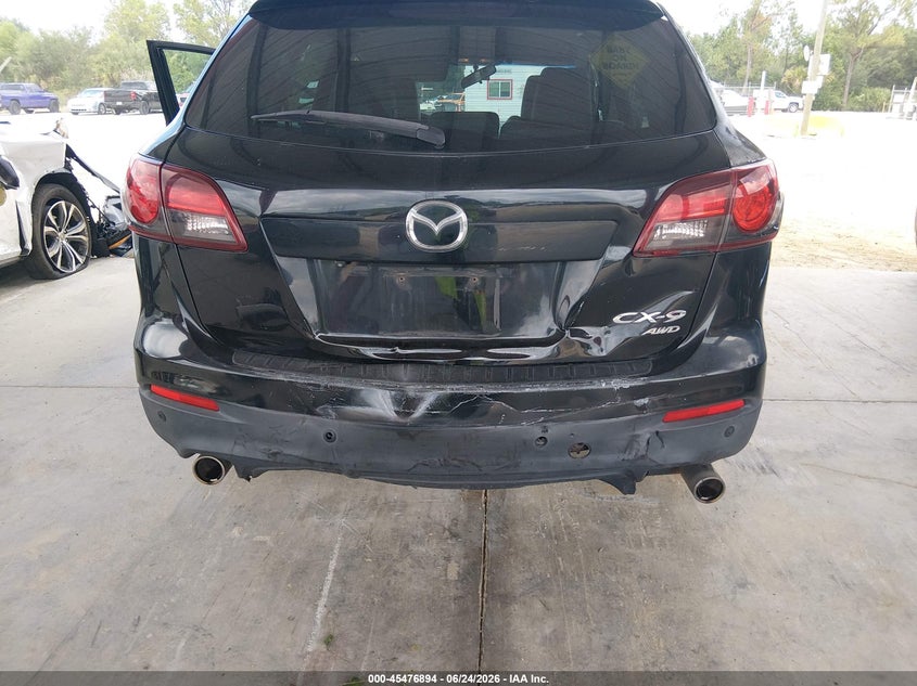 2014 Mazda Cx-9 VIN JM3TB3CV1E0434538 IAAI salvage auction — REAR END, Salvage Title, sold $525 on 2026-07-21 (photo 6)