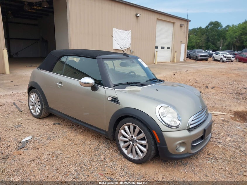 2011 Mini Cooper VIN WMWZN3C59BTZ78187 IAAI salvage auction — LEFT FRONT, Salvage (North Carolina), sold $325 on 2026-08-10 (photo 1)