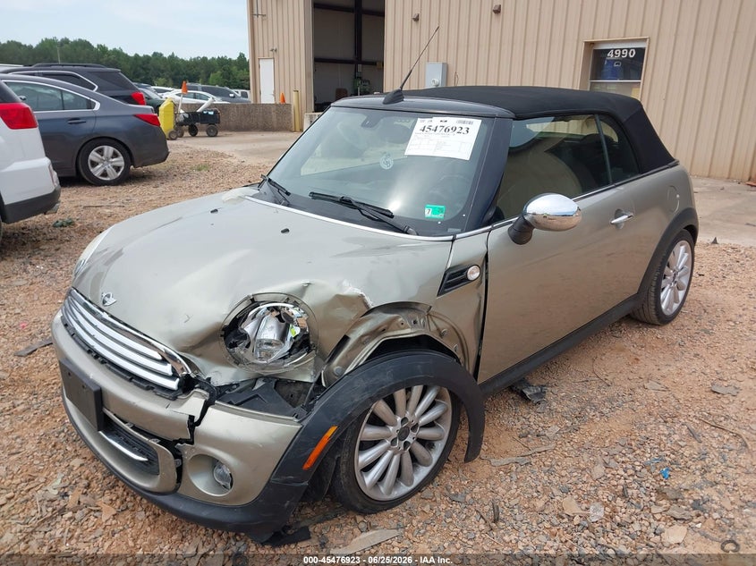 2011 Mini Cooper VIN WMWZN3C59BTZ78187 IAAI salvage auction — LEFT FRONT, Salvage (North Carolina), sold $325 on 2026-08-10 (photo 2)