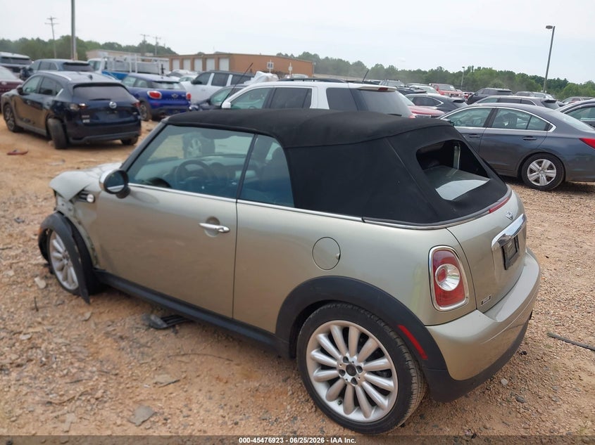 2011 Mini Cooper VIN WMWZN3C59BTZ78187 IAAI salvage auction — LEFT FRONT, Salvage (North Carolina), sold $325 on 2026-08-10 (photo 3)