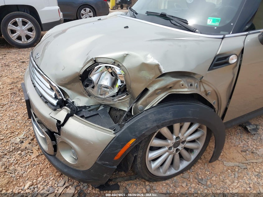 2011 Mini Cooper VIN WMWZN3C59BTZ78187 IAAI salvage auction — LEFT FRONT, Salvage (North Carolina), sold $325 on 2026-08-10 (photo 6)