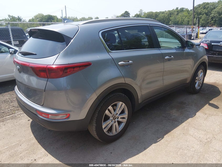 2019 Kia Sportage VIN KNDPMCAC6K7607253 IAAI salvage auction — FRONT END, Salvage Title, sold $1,500 on 2026-07-25 (photo 4)