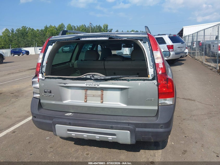 2007 Volvo Xc70 VIN YV4SZ592X71288448 IAAI salvage auction — REAR END, Salvage (Mississippi), sold $275 on 2026-08-20 (photo 6)