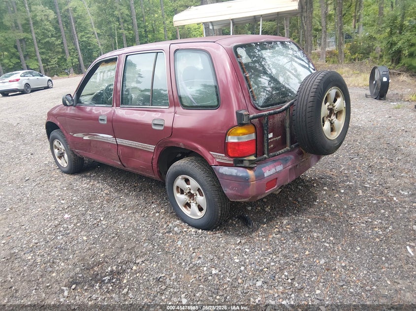 1997 Kia Sportage VIN KNDJA7231V5528478 IAAI salvage auction — NORMAL WEAR, Clear (Virginia), sold $300 on 2026-07-14 (photo 3)