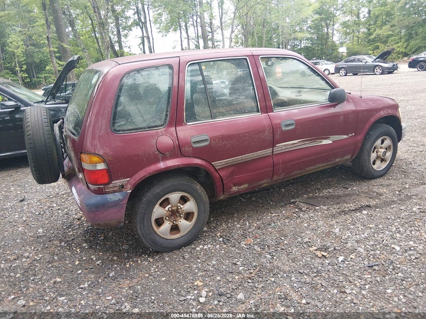 1997 Kia Sportage VIN KNDJA7231V5528478 IAAI salvage auction — NORMAL WEAR, Clear (Virginia), sold $300 on 2026-07-14 (photo 4)