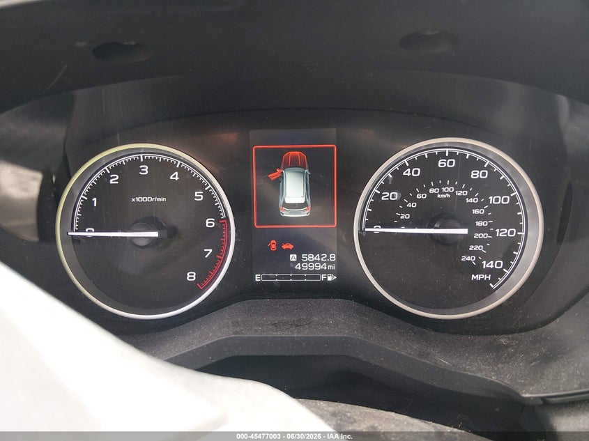 2019 Subaru Forester VIN JF2SKAEC0KH524234 IAAI salvage auction — FRONT END, Salvage Title, sold $25 on 2026-07-29 (photo 7)