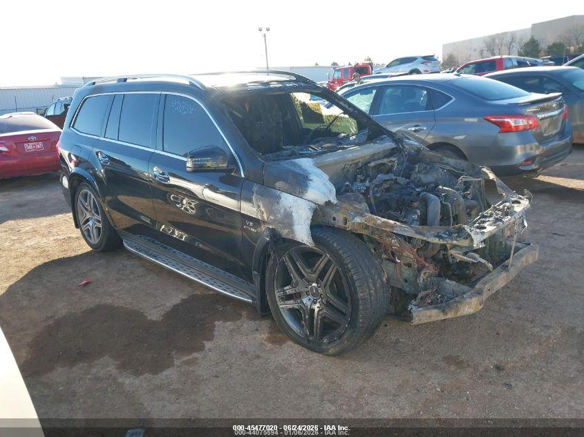 2015 Mercedes-benz Gl-class VIN 4JGDF7EE4FA522688 IAAI salvage auction — TOTAL BURN, Junk (Oklahoma), sold $900 on 2026-07-11 (photo 1)