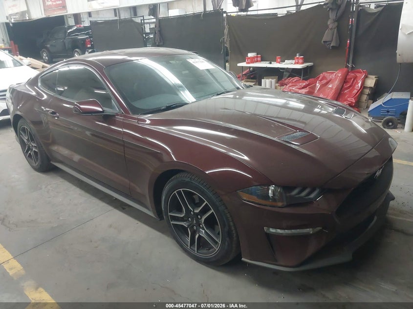 2018 Ford Mustang VIN 1FA6P8TH9J5146767 IAAI salvage auction — REAR END, Salvage Title, sold $6,100 on 2026-08-03 (photo 1)