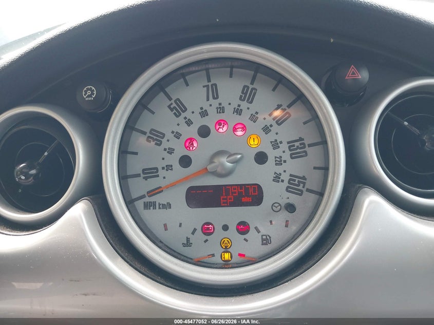 2006 Mini Cooper VIN WMWRC33576TJ79553 IAAI salvage auction — FRONT END, Mv-907A (New York), sold $375 on 2026-07-09 (photo 7)