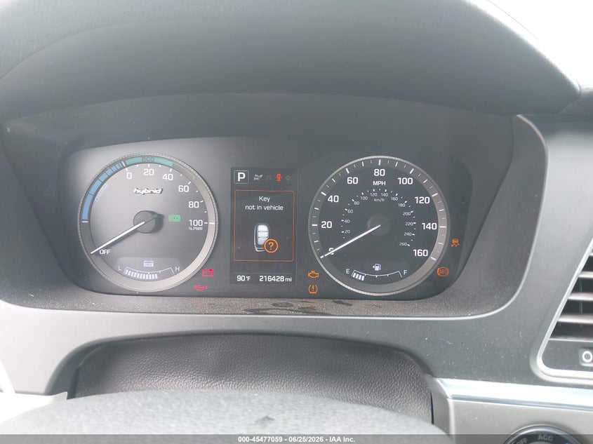 2017 Hyundai Sonata VIN KMHE24L35HA070866 IAAI salvage auction — NORMAL WEAR, Original (Texas), sold $625 on 2026-07-28 (photo 7)