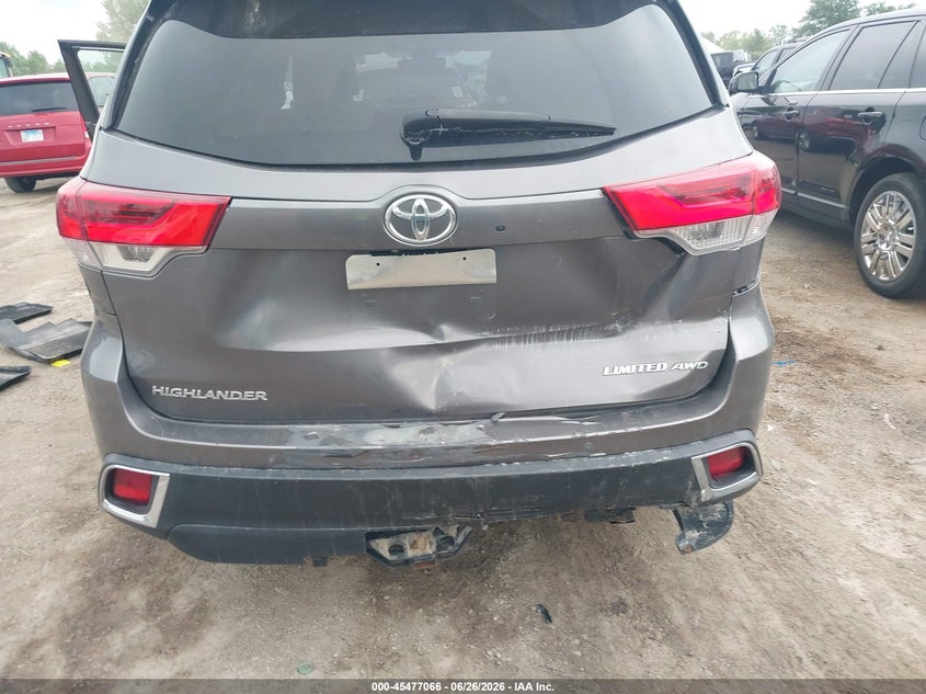 2018 Toyota Highlander VIN 5TDDZRFH7JS853860 IAAI salvage auction — RIGHT FRONT, Salvage (Iowa), sold $3,600 on 2026-07-27 (photo 6)