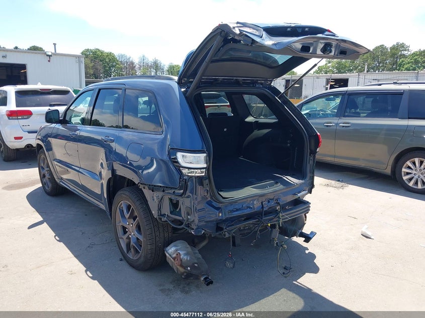 2020 Jeep Grand cherokee VIN 1C4RJFBG3LC305478 IAAI salvage auction — REAR END, Salvage Title, sold $8,100 on 2026-07-12 (photo 3)