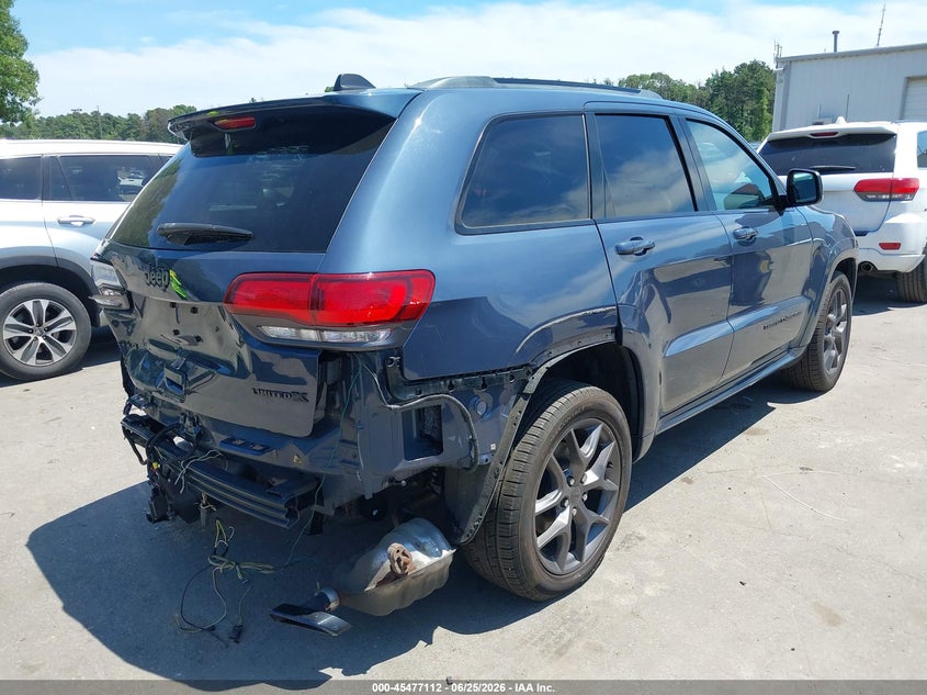 2020 Jeep Grand cherokee VIN 1C4RJFBG3LC305478 IAAI salvage auction — REAR END, Salvage Title, sold $8,100 on 2026-07-12 (photo 4)