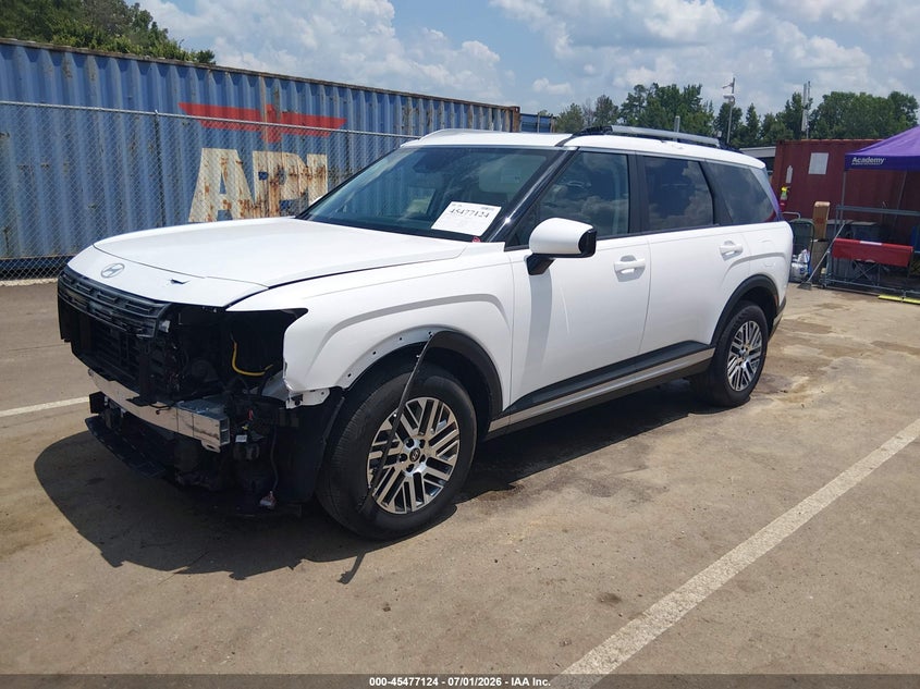 2026 Hyundai Palisade VIN KM8RG5S2XTU025575 IAAI salvage auction — FRONT END, Salvage (Mississippi), sold $19,800 on 2026-07-23 (photo 2)
