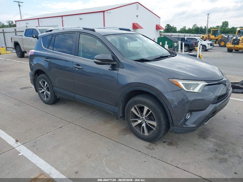 2017 Toyota Rav 4 VIN JTMRFREV0HJ172355 IAAI salvage auction — REAR END, Clear (Indiana), sold $5,700 on 2026-07-22 (photo 1)