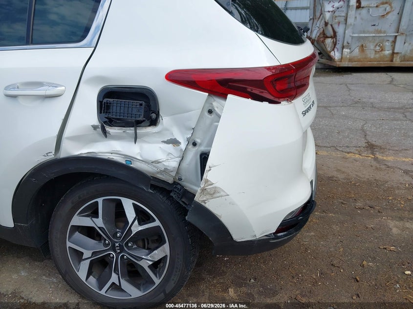 2020 Kia Sportage VIN KNDPNCAC5L7741590 IAAI salvage auction — LEFT REAR, Salvage Title, sold $3,750 on 2026-07-30 (photo 6)