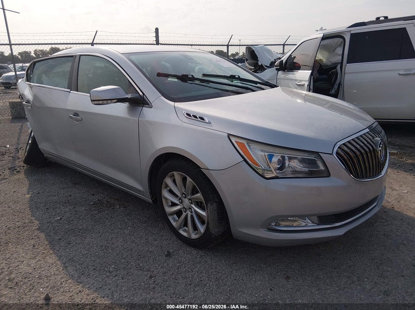 2014 Buick Lacrosse VIN 1G4GB5G39EF101382 IAAI salvage auction — LEFT & RIGHT, Salvage Title, sold $25 on 2026-07-28 (photo 1)