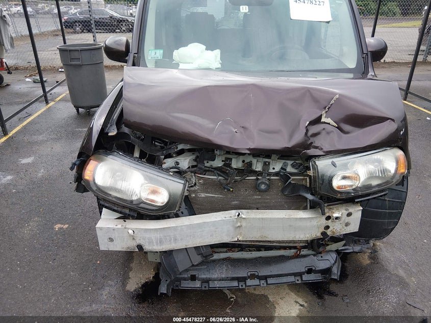 2009 Nissan Cube VIN JN8AZ28R39T127785 IAAI salvage auction — FRONT END, Salvage (Connecticut), sold $400 on 2026-07-16 (photo 6)