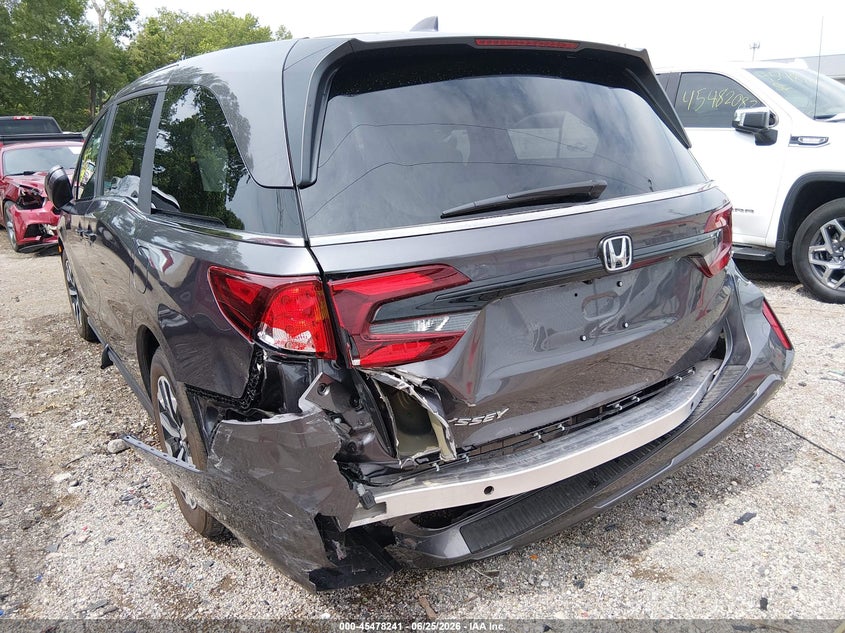 2025 Honda Odyssey VIN 5FNRL6H66SB047600 IAAI salvage auction — REAR END, Salvage (Indiana), sold $13,700 on 2026-07-29 (photo 6)