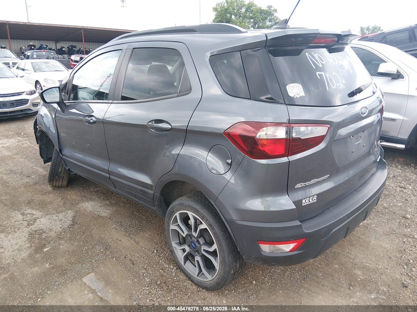2020 Ford Ecosport VIN MAJ6S3JL3LC367756 IAAI salvage auction — LEFT FRONT, Salvage Title, sold $1,000 on 2026-07-22 (photo 3)