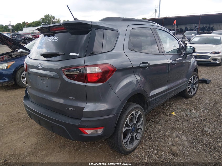 2020 Ford Ecosport VIN MAJ6S3JL3LC367756 IAAI salvage auction — LEFT FRONT, Salvage Title, sold $1,000 on 2026-07-22 (photo 4)
