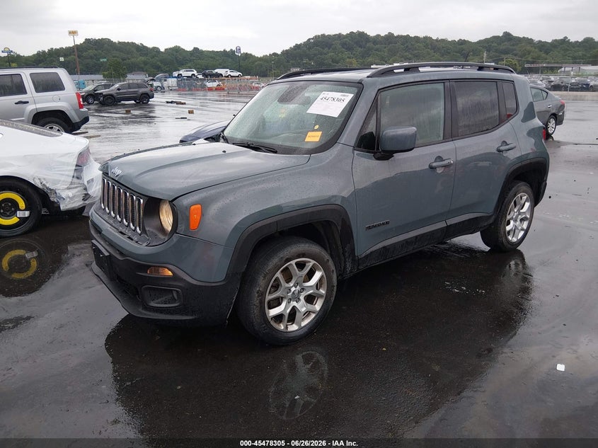 2017 Jeep Renegade VIN ZACCJBBB0HPF40569 IAAI salvage auction — FRONT END, Salvage (Missouri), sold $1,750 on 2026-08-04 (photo 2)