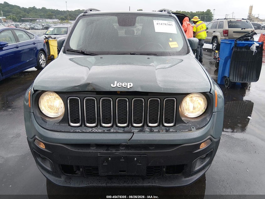2017 Jeep Renegade VIN ZACCJBBB0HPF40569 IAAI salvage auction — FRONT END, Salvage (Missouri), sold $1,750 on 2026-08-04 (photo 6)