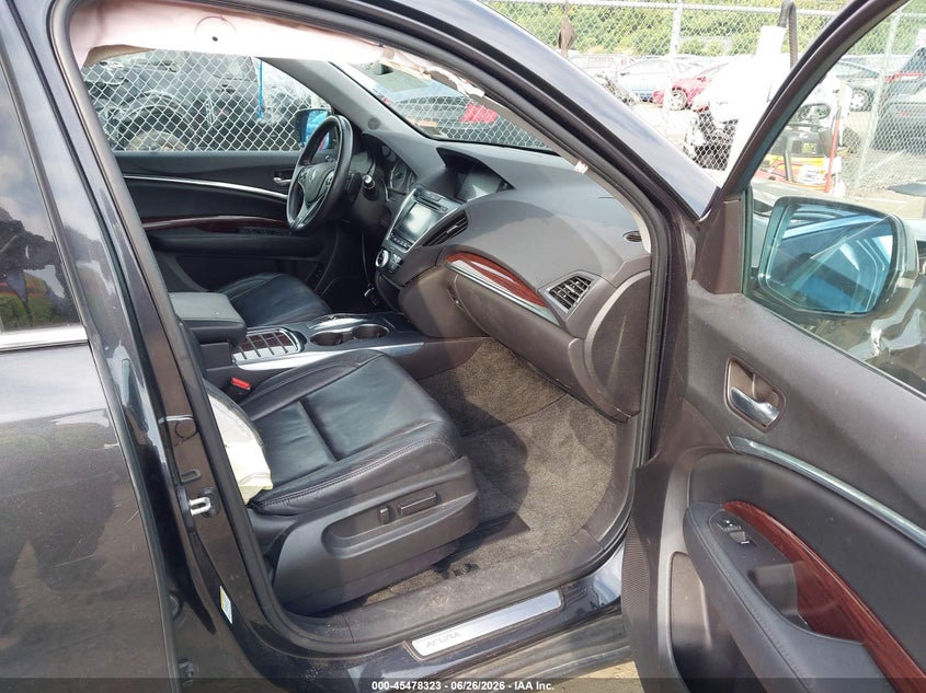 2016 Acura Mdx VIN 5FRYD4H25GB011901 IAAI salvage auction — RIGHT FRONT, Salvage Title, sold $1,500 on 2026-07-24 (photo 5)