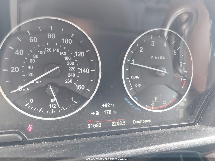 2017 BMW X1 VIN WBXHT3C36H5F80358 IAAI salvage auction — WATER/FLOOD, Mv-907A (New York), sold $6,000 on 2026-07-11 (photo 7)
