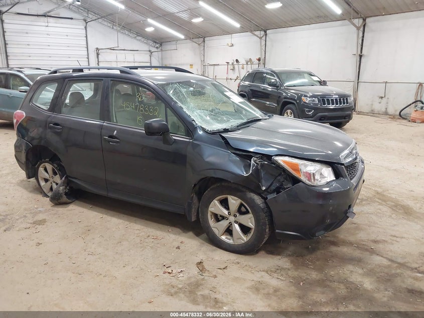 2015 Subaru Forester VIN JF2SJABC2FH800894 IAAI salvage auction — RIGHT FRONT, Salvage (Pennsylvania), sold $650 on 2026-07-09 (photo 1)